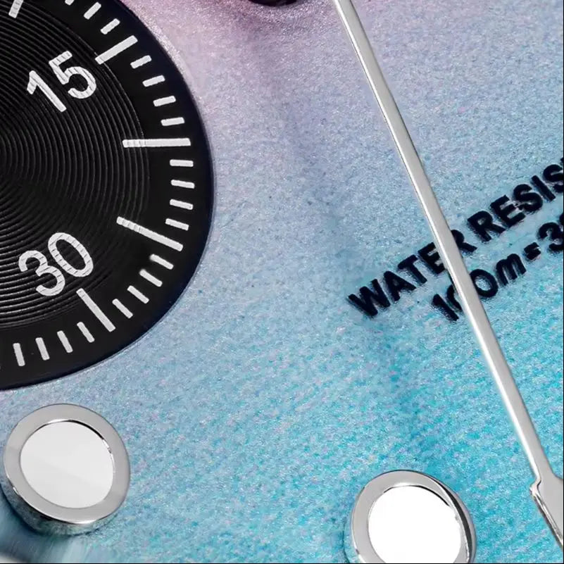 ADDIESDIVE AD2559 Male VK64 Quartz Watch Bubble Mirror Stainless Steel BGW9 Luminous 100m Waterproof Stainless Steel Men Watches