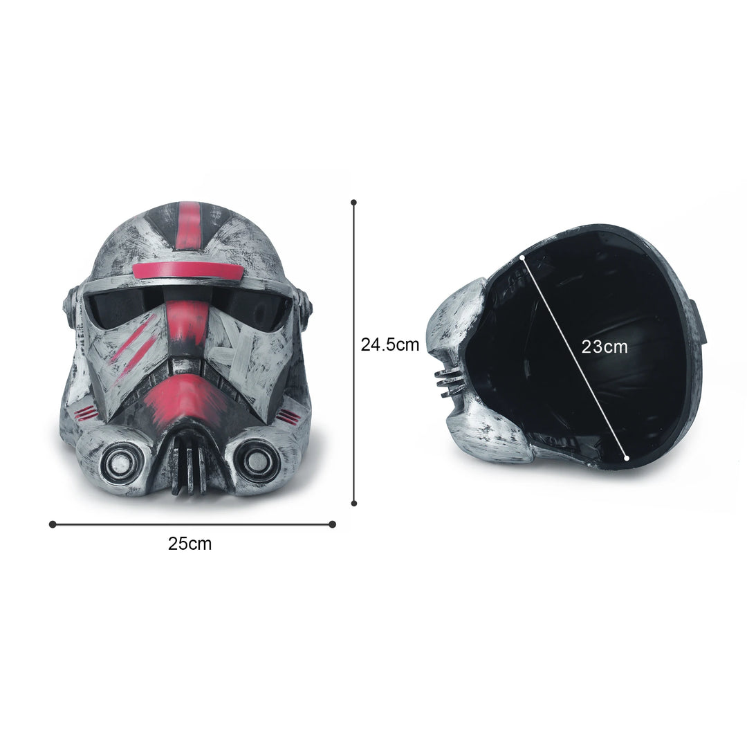 Star SW Clone Rex Hunter Maul Trooper Winners Resin PVC Latex Wearable Cos Helmet Mask Halloween Collectible Gift