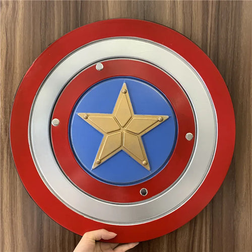 Escudo de superhéroe de Marvel Capitán América, Escudo de pentagrama 1:1, armas de Cosplay de Los Vengadores, regalo, modelo de PU, martillo de Thor de Iron Man