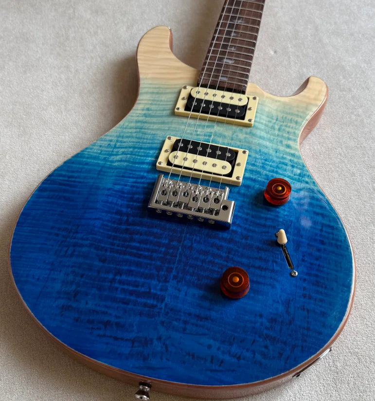 Guitarra Eléctrica PRS, Alta Calidad, Personalizada de Fábrica en Varios Estilos, Excelente Calidad de Sonido, Entrega Rápida