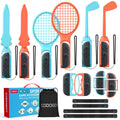 Kit de Accesorios Deportivos 10 en 1 para Switch/Switch OLED, Paquete de Accesorios para Juegos Deportivos 10 en 1 para Nintendo Switch