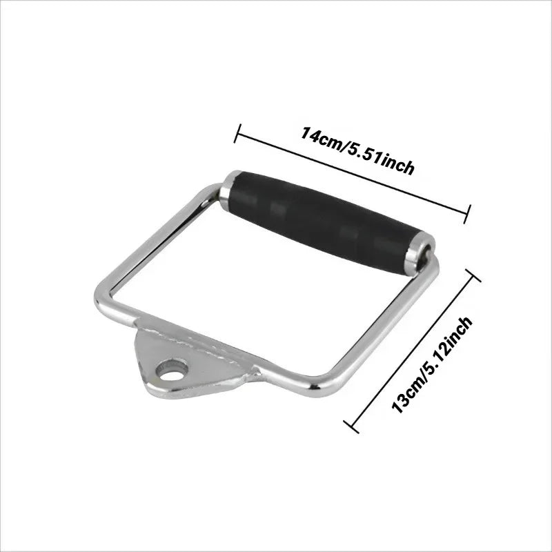 Cable con mango en V para máquina de polea de gimnasio, accesorio para entrenamiento de fuerza de tiras de triceps y remo, y accesorios de cuerda para press de bíceps y tiras de triceps