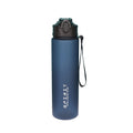 Botella de agua de 750ml con marcador de tiempo de paja, jarra de agua de plástico motivacional a prueba de fugas de gran capacidad para gimnasio, viajes, deportes al aire libre