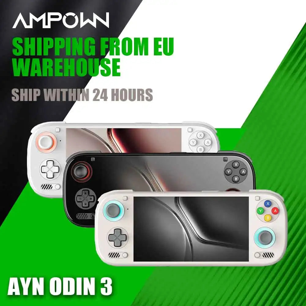 AYN ODIN 3 Handheld Game Console 6" 120Hz AMOLED Qualcomm 8 Elite 8000mAh 60W Fast Charge 4K DP Output Retro Gaming Android New ODIN3