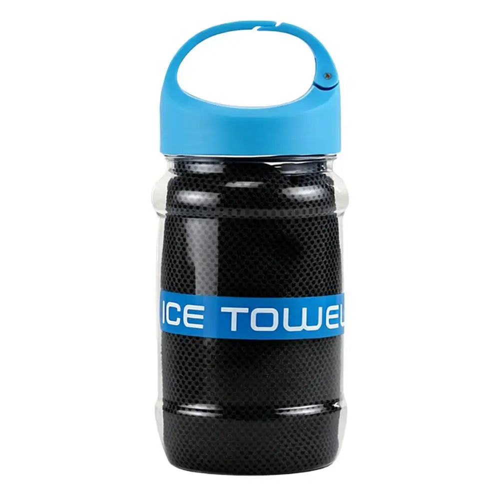 Toalla refrescante transpirable con estuche, toallas de microfibra suaves de secado rápido, prevención de golpes solares, toalla ligera para yoga, natación y gimnasio