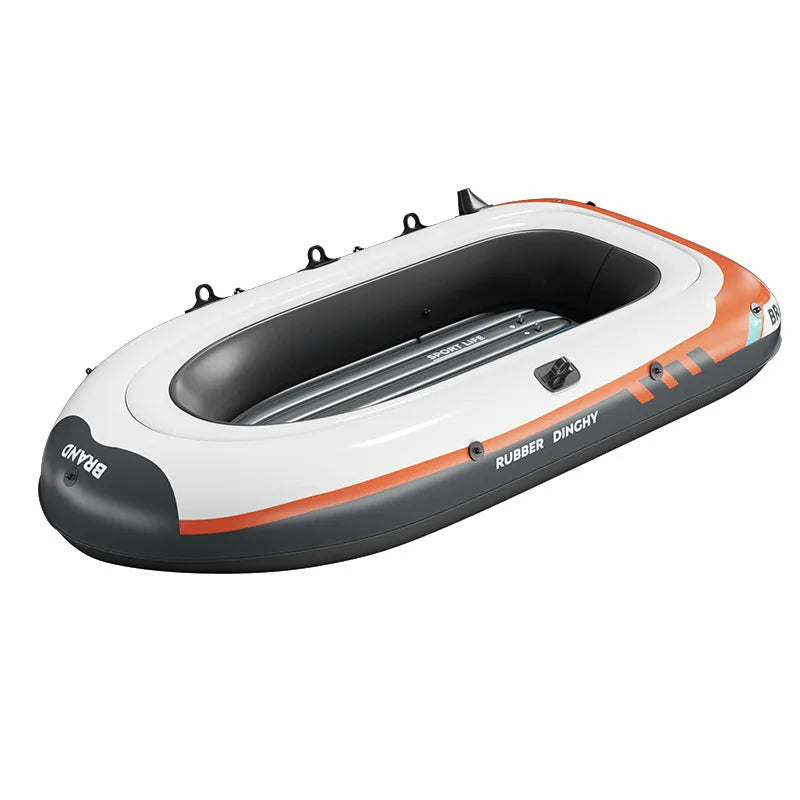 Kayak Inflable Reforzado para Varias Personas, Balsa de Asalto de Pared Alta, Bote Seguro y Estable Resistente a Arañazos para Rafting Familiar al Aire Libre