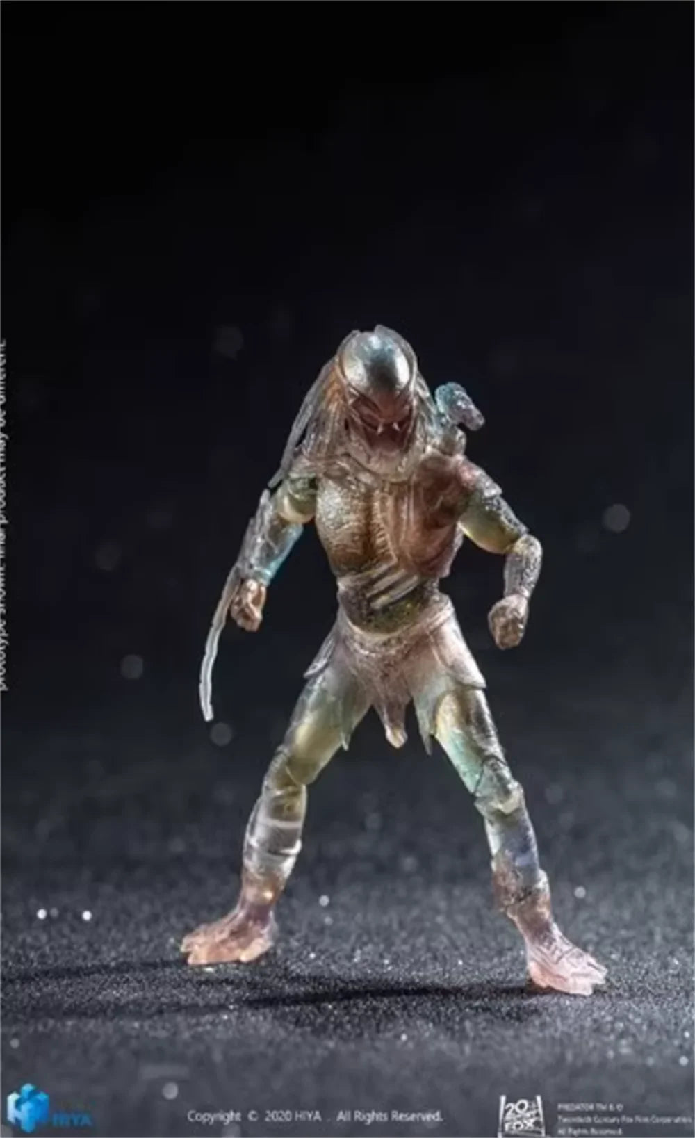 Hiyatoys Serie de Mini Juguetes 1/18 LP0023 LP0024 Blood Warrior Predator Articulación Completa Armas Soldado Plataforma de Soporte Para Colección
