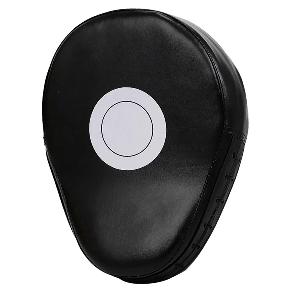 1/2 Piezas de Guante de Boxeo Curvo de Cuero PU, Almohadillas Transpirables para Kickboxing, Almohadilla de Enfoque para Boxeo, para Entrenamiento de Artes Marciales Mixtas (MMA)