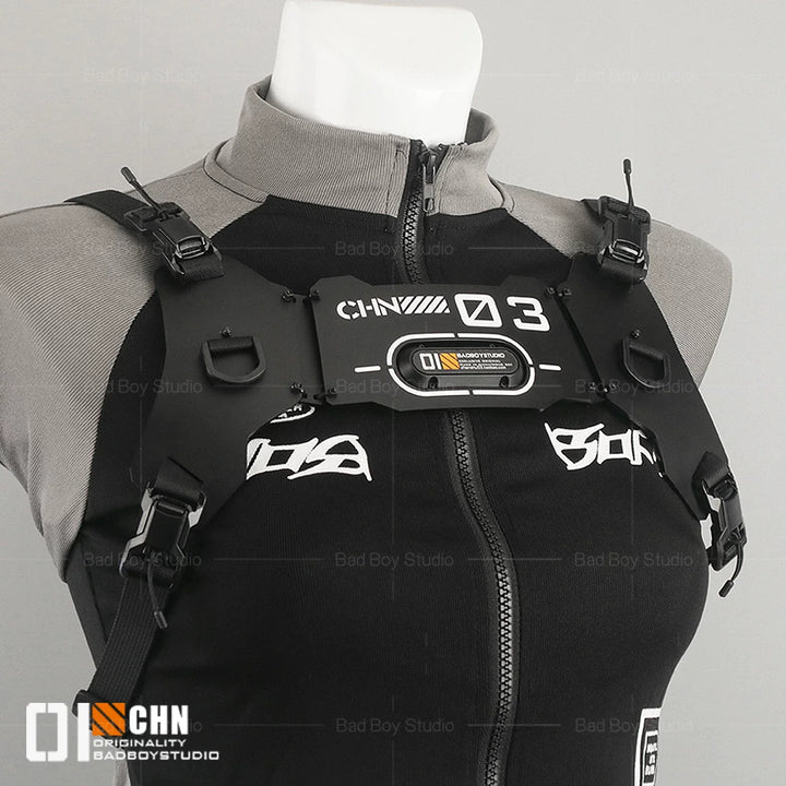 Máscara Facial Completa Cyberpunk de Badboystudio, Conjunto de Casco Táctico Mecánico, Accesorio de Ciencia Ficción, Cosplay, Actuación en Escenario, Regalo, Juguetes