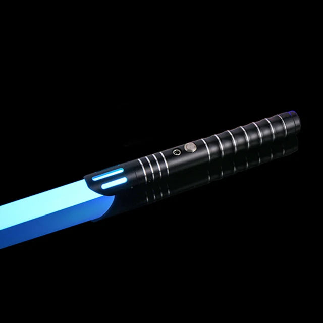 Sable de luz metálico RGB para cosplay, espada de luz, barra luminosa Kpop, espada de juguete para rave, intermitente