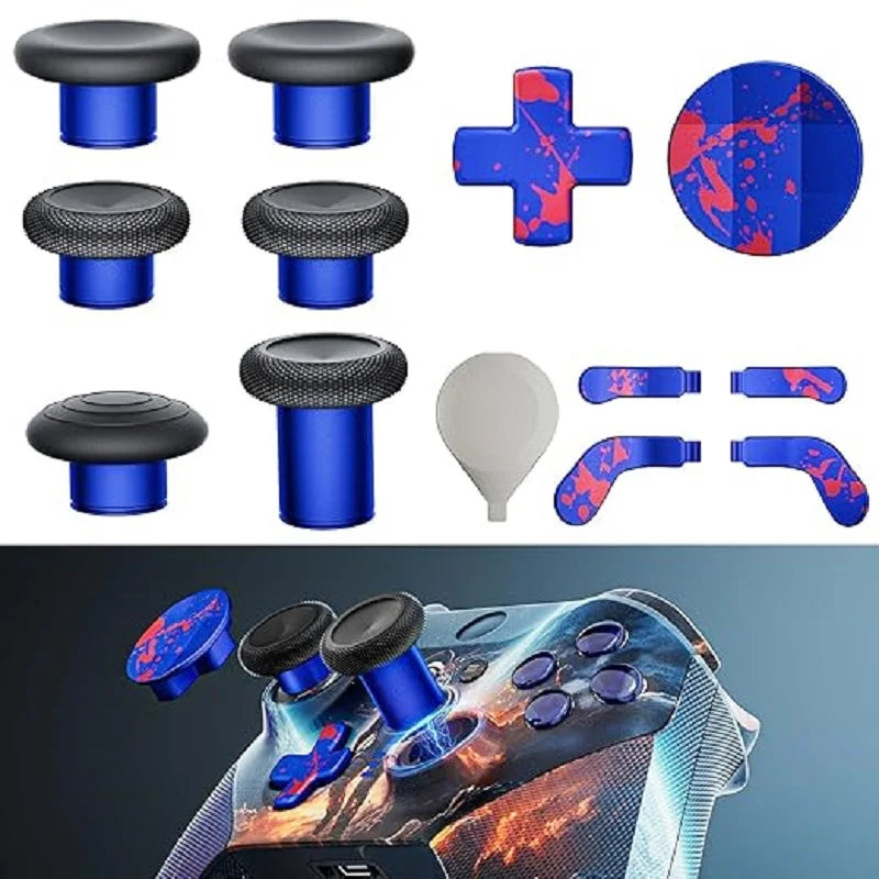 Kit de Bricolaje 14 en 1 Compatible con Controles Xbox Elite Serie 2, con una Variedad de Opciones de Colores Vivos para Mejorar la Experiencia de Juego