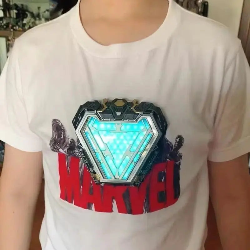 Reactor Mk50 1:1, Lámpara de Pecho Portátil, Réplica del Arc Reactor de Tony Stark, Figura con Luz LED, Regalo de Cumpleaños