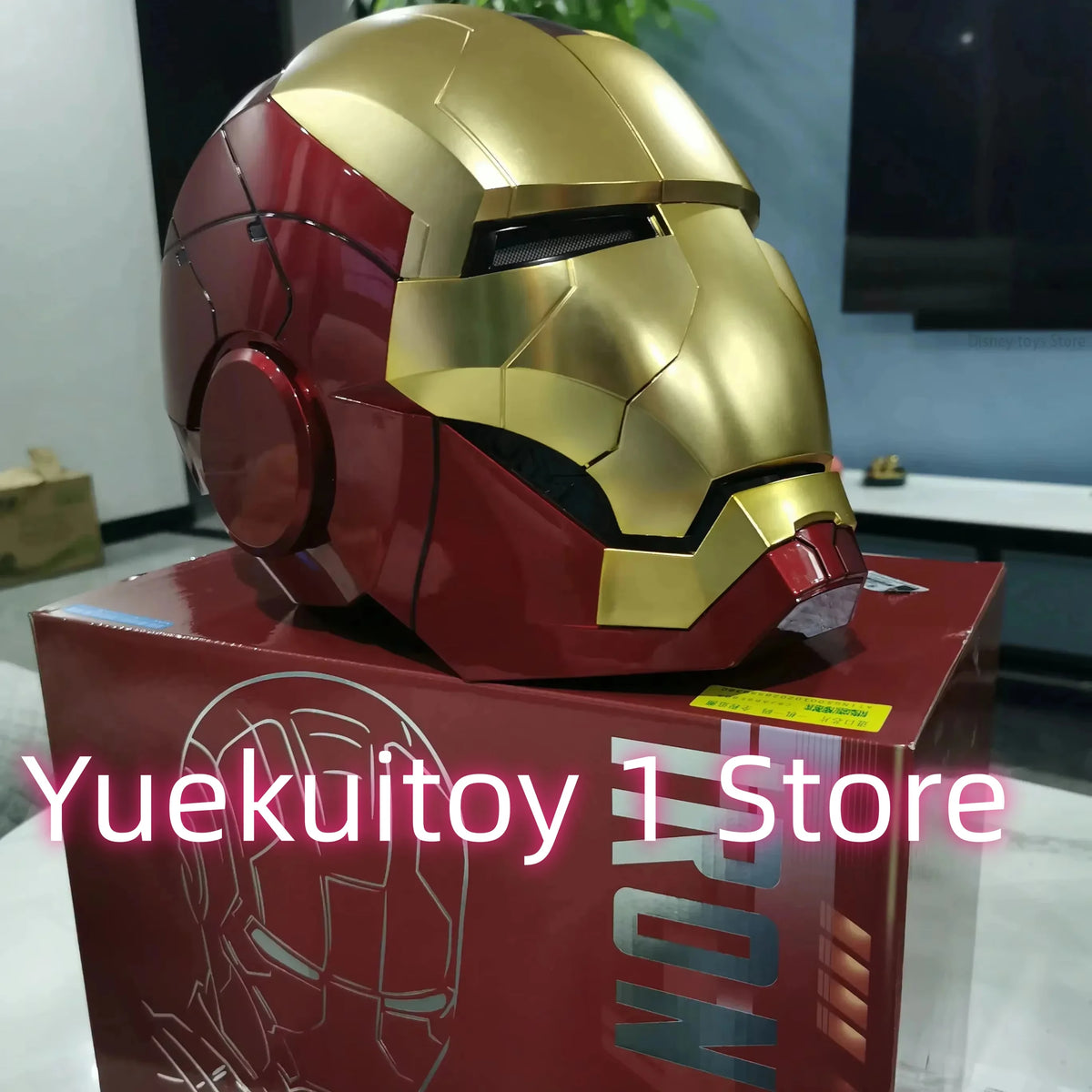 Casco de Iron Man Mk5 Usable, Cañón de Brazo del Duende Verde de Bumblebee, Juguete de Rol para Fans, Figuras de Acción, Regalos Coleccionables