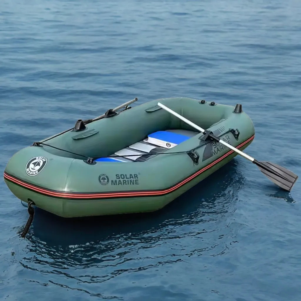 Solarmarine 2,3 M PVC bote de pesca inflable bote canoa barcos de carreras y Kayak de esquí acuático para adultos deportes acuáticos al aire libre