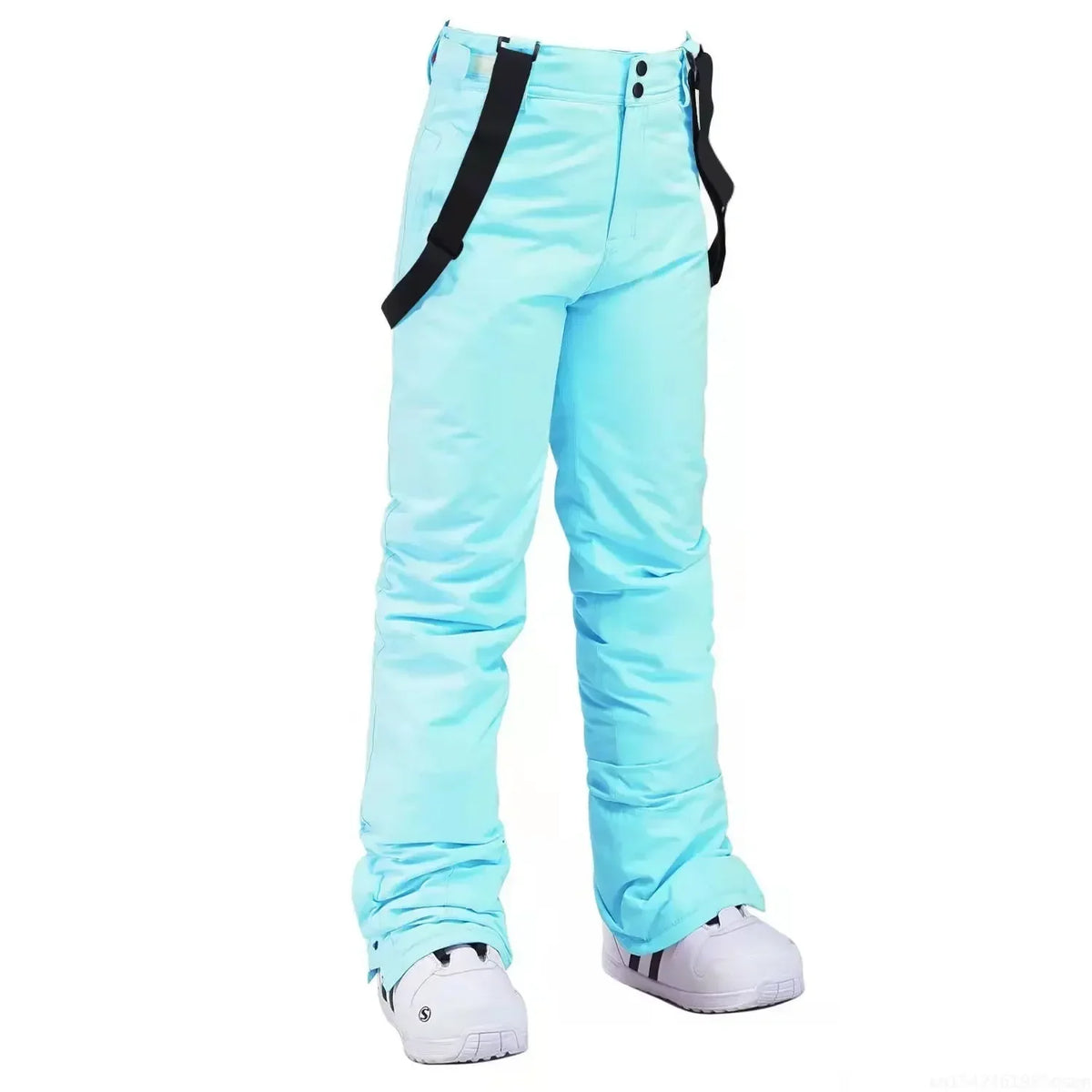 Pantalones de Esquí Gruesos y Cálidos de Invierno para Hombre y Mujer, Pantalones Impermeables y Resistentes al Viento con Tirantes, Pantalones de Snowboard para Nieve, Tallas Grandes