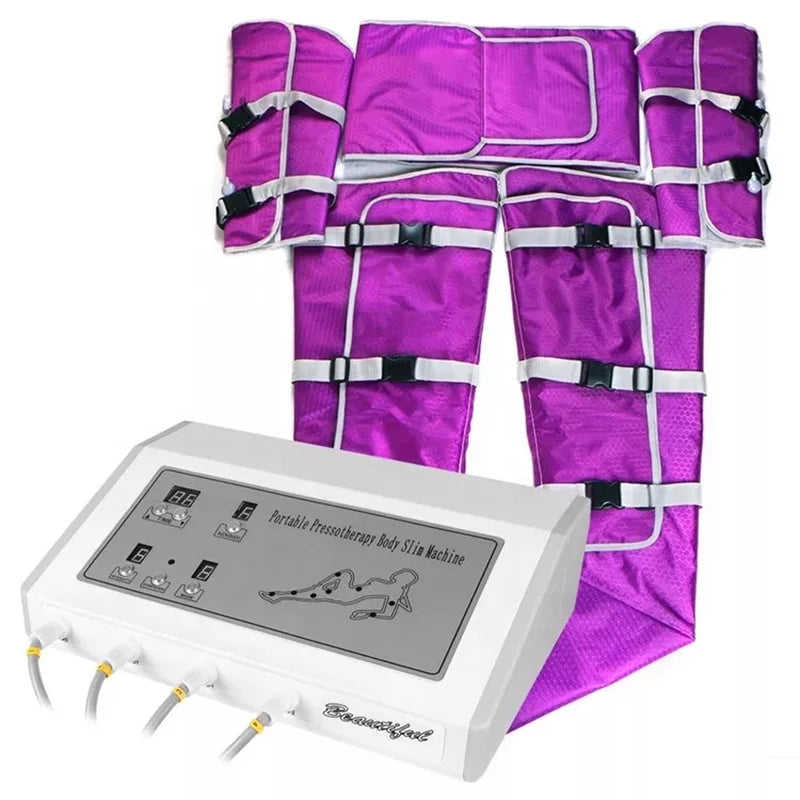 Máquina de pérdida de peso, drenaje linfático, presión de aire, equipo de adelgazamiento corporal, elimina la fatiga y la terapia del dolor muscular