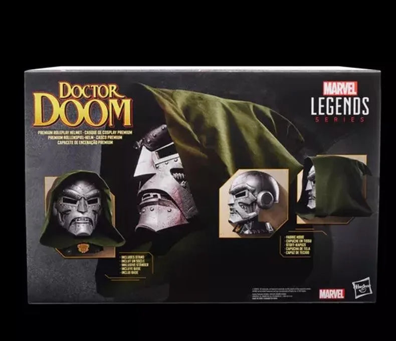 Figura de acción premium del casco del Doctor Doom de la serie Marvel Legends de Hasbro, juguete coleccionable, regalo para adultos