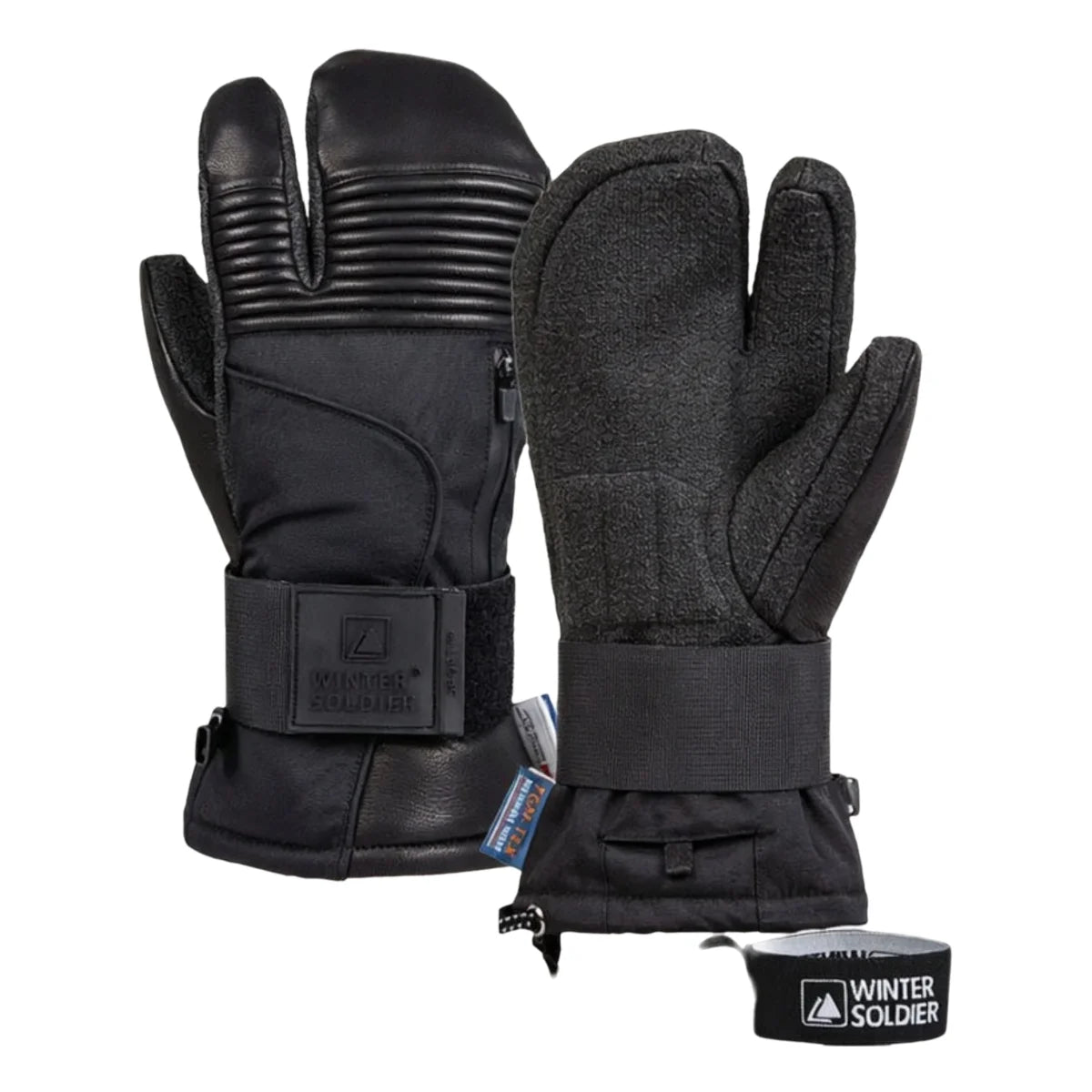 Guantes de esquí con protección integrada para la muñeca, guantes de esquí de invierno, material de aramida resistente al desgaste, para snowboard, para hombres y mujeres, guantes térmicos para esquí en la nieve.