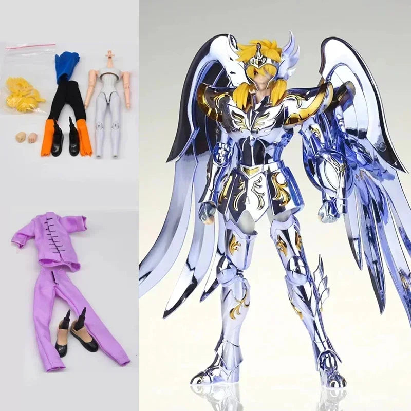 [In Stock] JM.MST Saint Seiya Myth Cloth EXM Dragon Shiryu Hyoga Cygnus Andromeda Shun God V4 Zodiac Knights Action Figure