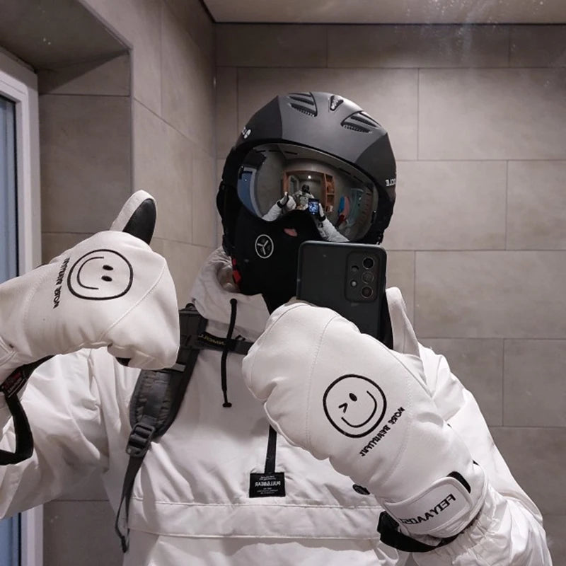 LOCLE-casco de esquí profesional para hombre, mujer y niño, casco de esquí para patinaje sobre nieve, Snowboard, moto de nieve, monopatín, tamaño 52-61cm