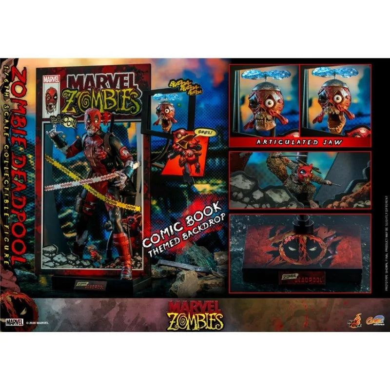 Envío en 24 horas HOTTOYS HT 1/6 CMS06 Marvel Deadpool Zombie Deadpool Figura de acción Colección de regalos