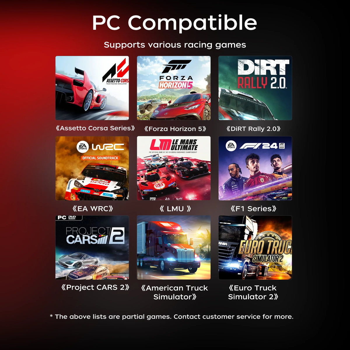 Kit de Volante de Carreras PXN V10 Ultra Direct Drive, Volante con Force Feedback de 3.2 Nm, Pedales con Efecto Hall, Diseño de 4 Palancas, Compatible con APP para PC/PS4/Xbox
