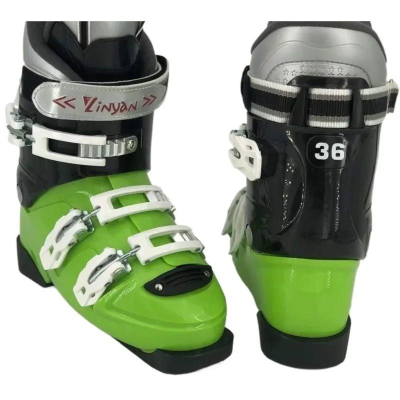 Botas de snowboard Double-board con aluminio de aviación y cuatro botones, dureza 75