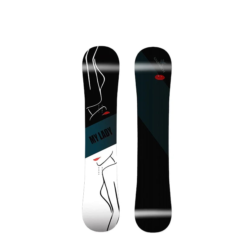 Equipo de snowboard de madera de álamo, Snowboard para adultos para esquiar toda la montaña, tabla de nieve individual, impresión Digital superventas