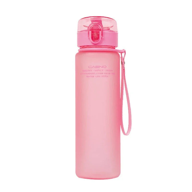 Botellas de agua escolares para niños con sello a prueba de fugas para exteriores, artículos para beber para niñas, botella de agua sin BPA, Tour esmerilado deportivo