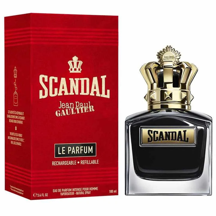 JEAN PAUL GAULTIER Scandal Le Parfum 100 ML Recargarble Eau de Parfum Intense para Hombre【ROUA】