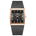 Relojes de lujo LIGE 2026 para hombre, moda, negocios, oro rosa, negro, ultrafinos, malla, resistentes al agua, luminosos, relojes de cuarzo para hombre
