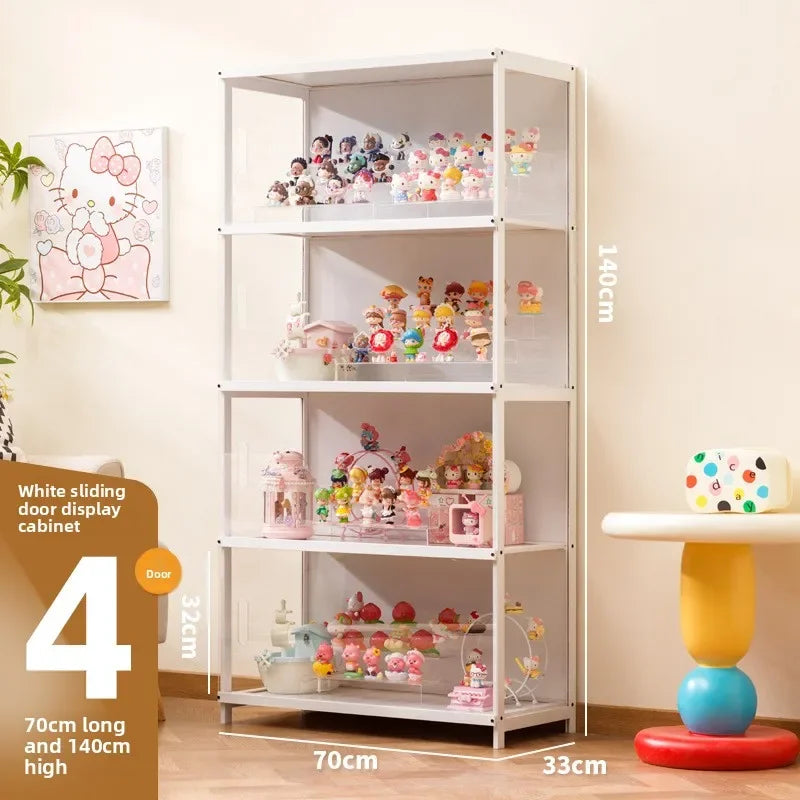 Vitrina expositora multifuncional para el hogar, caja transparente a prueba de polvo para modelos de juguete y figuras de colección (blind box)