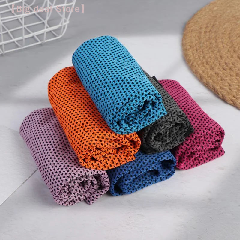 【M】1 Toalla Refrescante de Microfibra Suave con Absorción Instantánea del Sudor para Gimnasio, Correr, Senderismo y Deportes