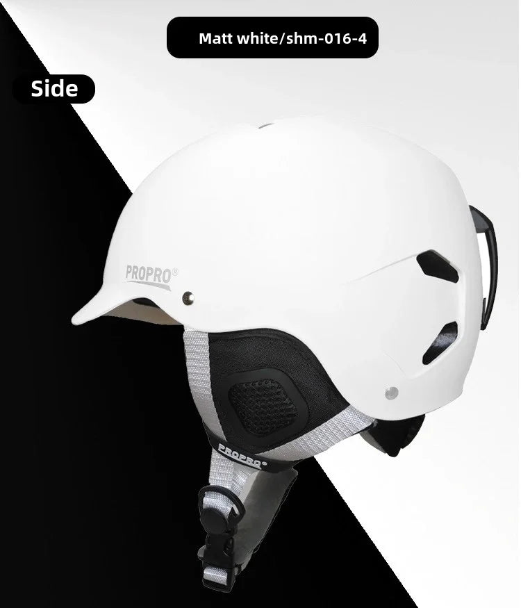 Casco de Esquí Ligero PROPRO con Seguridad Integrada, Casco de Esquí y Snowboard de Invierno Certificado, Casco de Esquí para Motocicleta para Hombre y Mujer