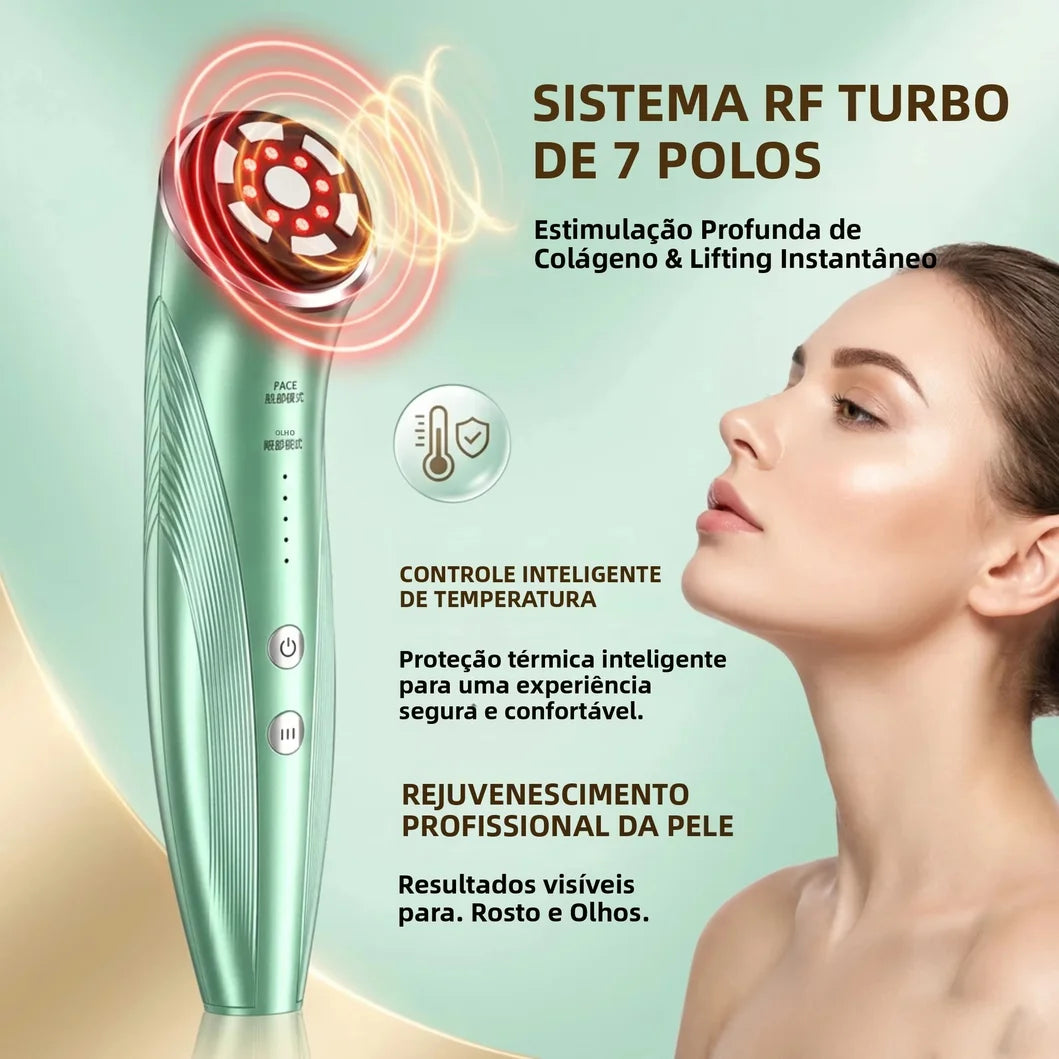 Máquina de Belleza para el Cuidado Facial con Esencia de Mascarilla Facial Doméstica, Compresa Caliente, Lifting de Ojos, Cuidado de la Piel y Masaje Facial