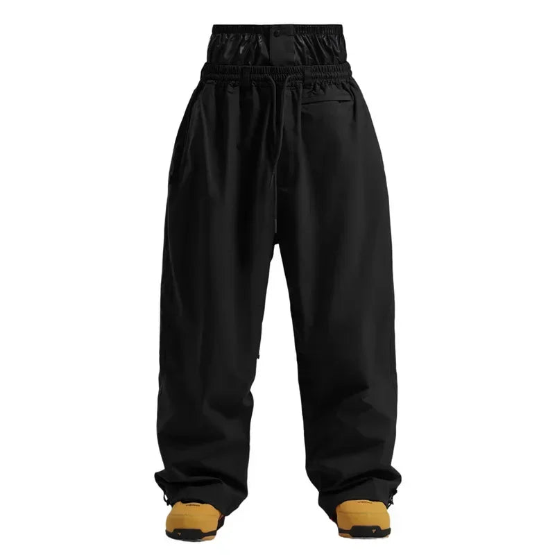 Pantalones de Nieve Impermeables GSOU SNOW, Pantalones de Snowboard Transpirables con Cintura Holgada para Exteriores, Pantalones Profesionales para Hombre y Mujer, Stride 2026, Novedad