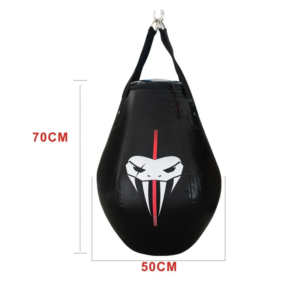 Bolsa de arena multifuncional con parte trasera de rebote para artes marciales, bolsa de boxeo resistente con gancho de cadena de Metal, equipo deportivo plegable