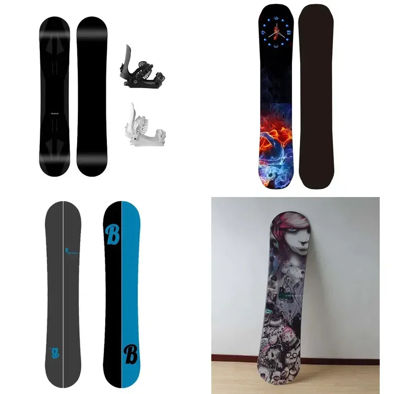 Tabla de Snowboard Profesional de Invierno Poplar al por Mayor para Hombres, Tabla de Snowboard de Carreras Caving Hammer