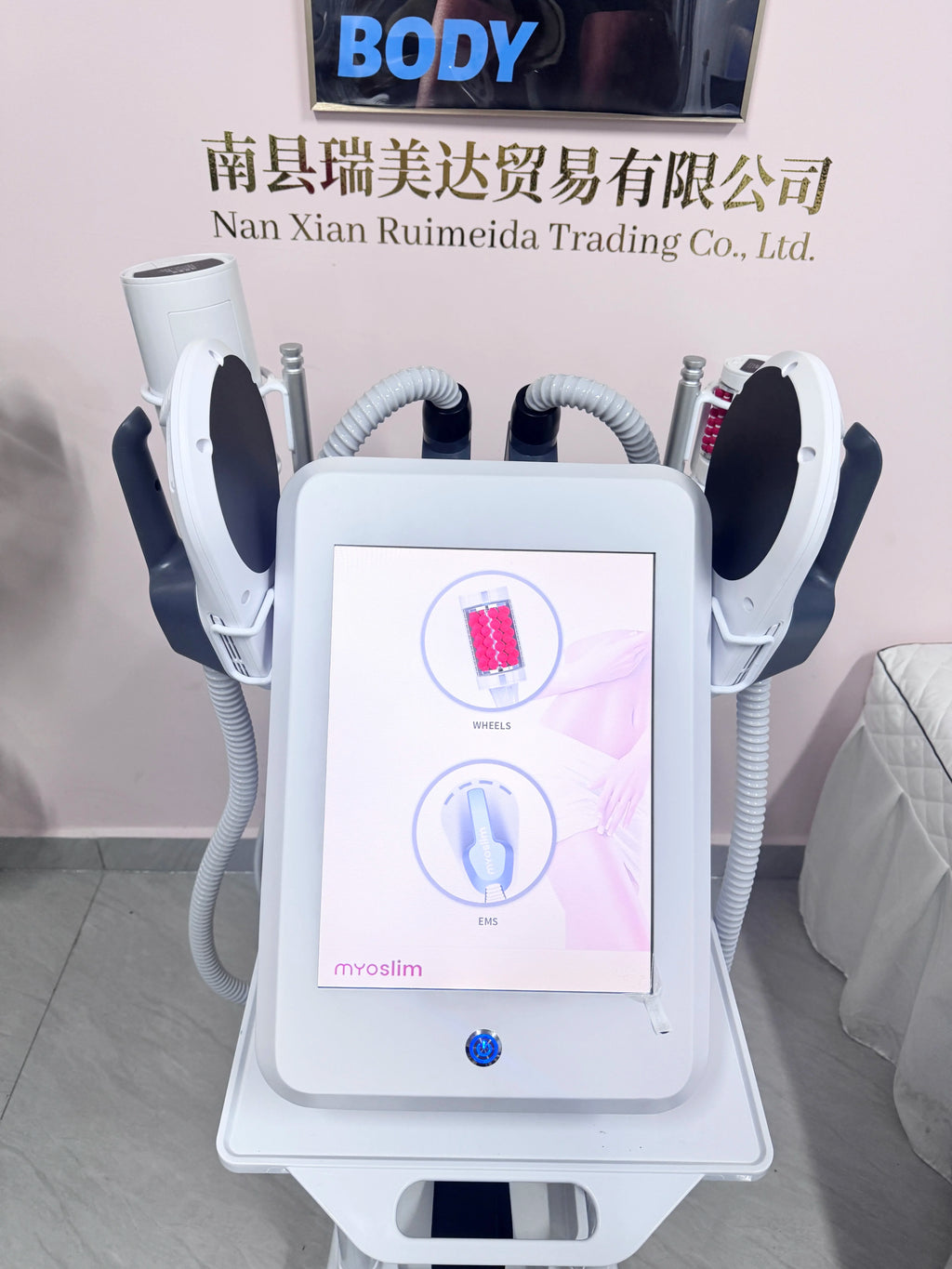 Máquina de Masaje Corporal EMS, Rodillo de Masaje, Quemador de Grasa, Dispositivos de Masaje para el Cuidado Corporal, Estimulación Muscular, Dispositivo Electromagnético, SPA