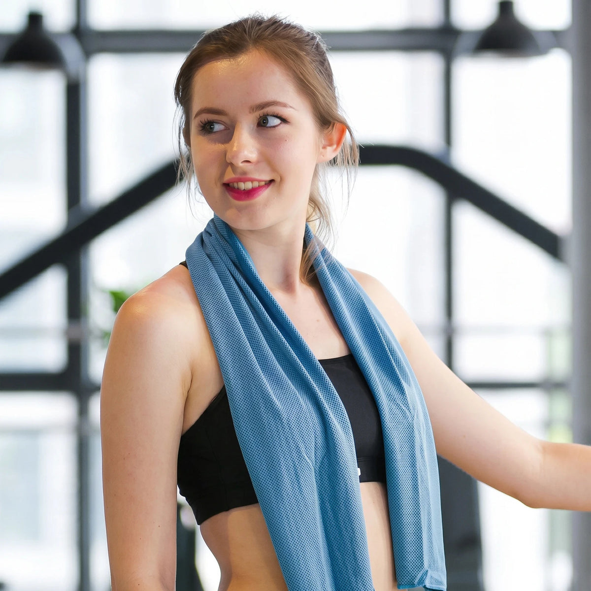 Toalla Refrescante Suave y Transpirable de 39.4 x 11.8 Pulgadas, Envolturas para el Cuello de Enfriamiento Instantáneo, Toalla de Microfibra de Secado Rápido para Yoga, Gimnasio, Deportes, Correr