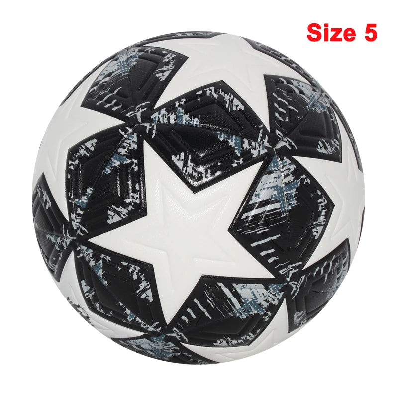 Balón de fútbol estándar, pelotas profesionales para deportes al aire libre, entrenamiento de fútbol sin costuras, Material de PU de alta calidad, tamaño 5, talla 4