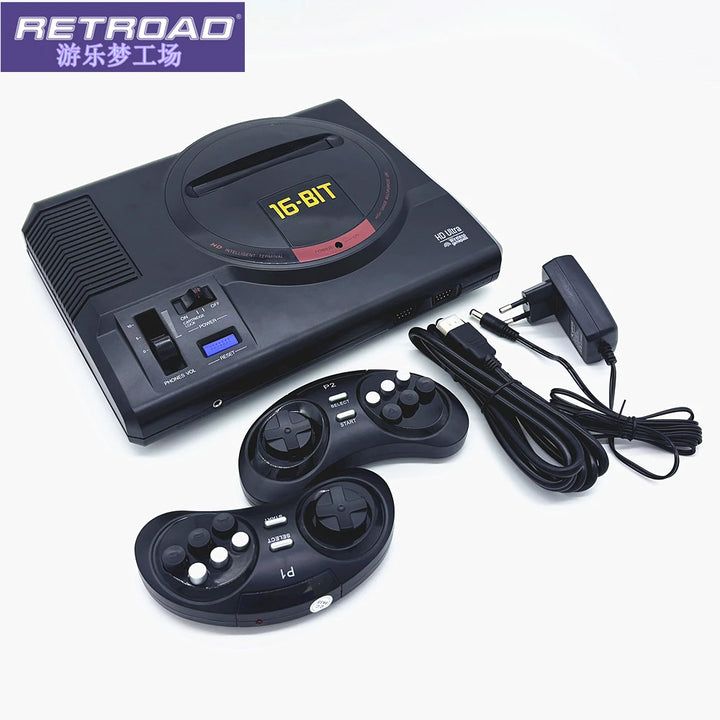 Consola de juegos Retro RETROAD de 16 bits, HD y RCA, 170 juegos, controladores inalámbricos, cartucho de juego Play Genesis/Mega Drive, nueva versión 2025