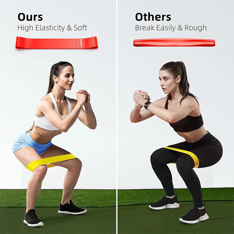 Diferentes bandas de resistencia, banda de Yoga, ejercicio físico, entrenamiento, banda de tensión de cadera, pierna, sentadillas, baile, banda elástica