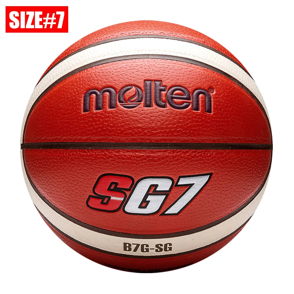Balón de Baloncesto Molten 2026, Tamaño Oficial 7/6/5, Material PU, para Interior y Exterior, Entrenamiento, Partidos, Equipo, Baloncesto Original