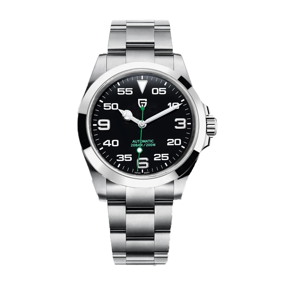 Nuevos relojes mecánicos PAGANI DESIGN de 40 mm para hombre, de lujo, con cristal de zafiro, revestimiento antirreflectante, automáticos, resistentes al agua hasta 20 bares