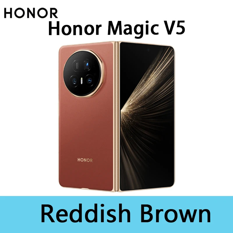 Smartphone HONOR Magic V5 Versión EU 5G Original, Pantalla OLED Dual HDR, Snapdragon 8 Elite, 5820mAh, 7.95", SuperCharge de 66W