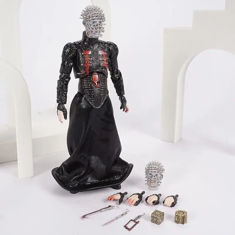 Figura de Acción NECA Hellraiser Ultimate Pinhead, Figura Coleccionable de Terror, Te Desgarrará el Alma, Regalo