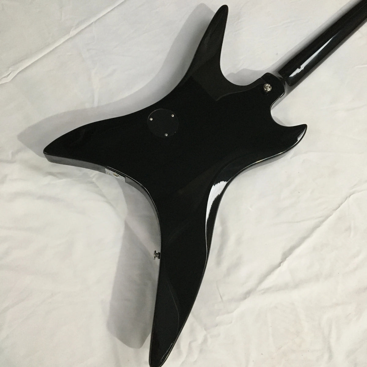 Guitarra eléctrica modelo BC, herrajes cromados, puente fijo, diapasón de palisandro, envío rápido