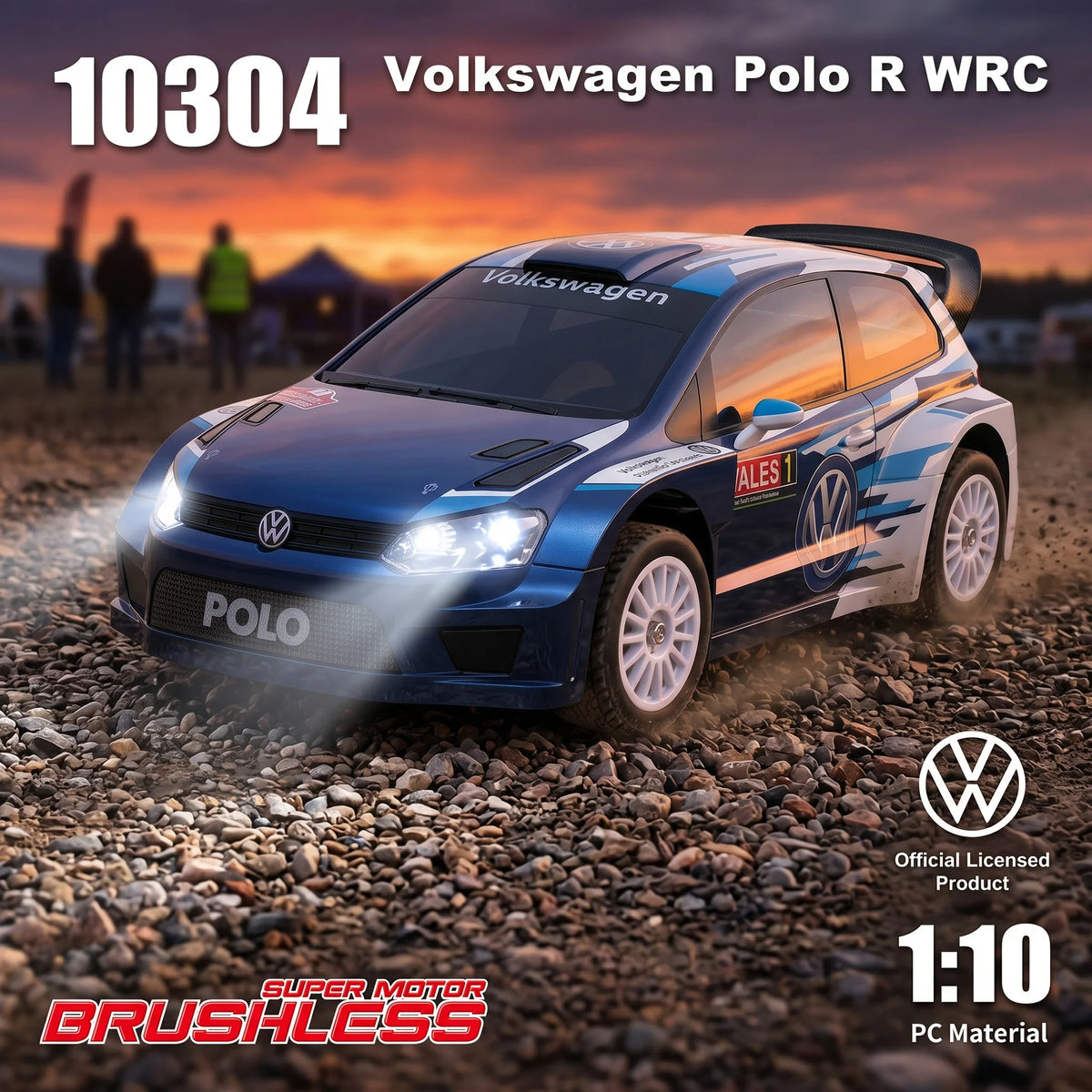 Hyperr Go MJX 10304 1/10 Coche de Carreras de Alta Velocidad con Motor sin Escobillas 2S 47KM/H, Coche Todoterreno Profesional 4WD con Control Remoto 3S 70KM/H, Camiones Monstruo con Motor de Escobillas, Juguetes para Adultos