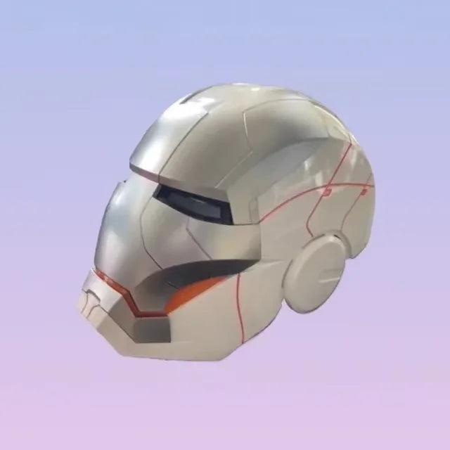 Casco de Iron Man Mk5, Casco de Bumblebee Optimus Prime, Casco Usable 1:1, Máscara con Control por Voz, Figura de Acción, Base Bluetooth, Ojos con Luz